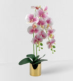 Artificial Crown Phalaenopsis (Life - like Artificial) - Plant Arrangement - pink - Preserved Flowers & Fresh Flower Florist Gift Store