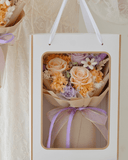 Valentine's Day Mixed 3 Roses Bouquet - Flowers - Pastel - Preserved Flowers & Fresh Flower Florist Gift Store