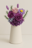 Yuki - Mixed 3 Roses Bouquet - Flowers - Mauve - Preserved Flowers & Fresh Flower Florist Gift Store