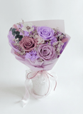 Yuna Preserved Flower Bouquet - Flowers - Purple - Preserved Flowers & Fresh Flower Florist Gift Store