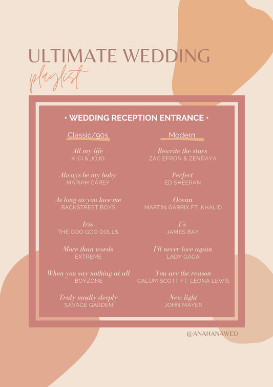 Ultimate Wedding Playlist - Ana Hana Flower