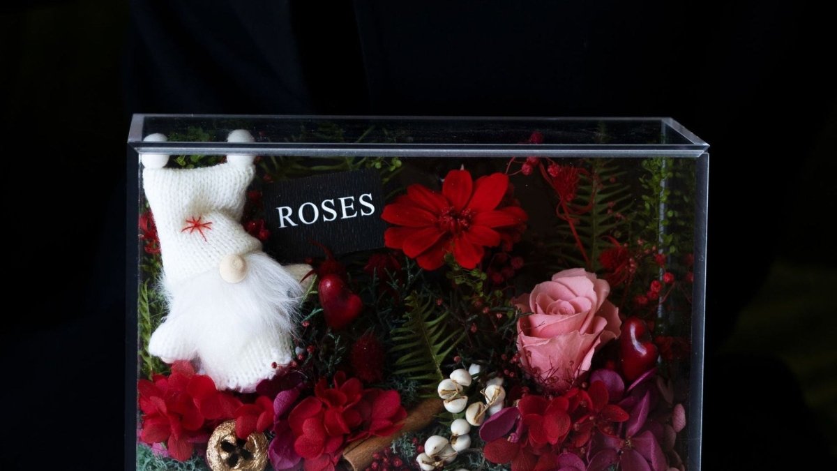 Enchanted Preserved Flower Box - Flowers - Red - Preserved Flowers & Fresh Flower Florist Gift Store