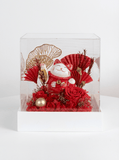 Maneki - Neko 招き猫 Flower Box, Red (Business Prosperity) - Flowers - Preserved Flowers & Fresh Flower Florist Gift Store