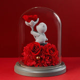 Proposal Bear Red Rose - Flowers - Preserved Flowers & Fresh Flower Florist Gift Store