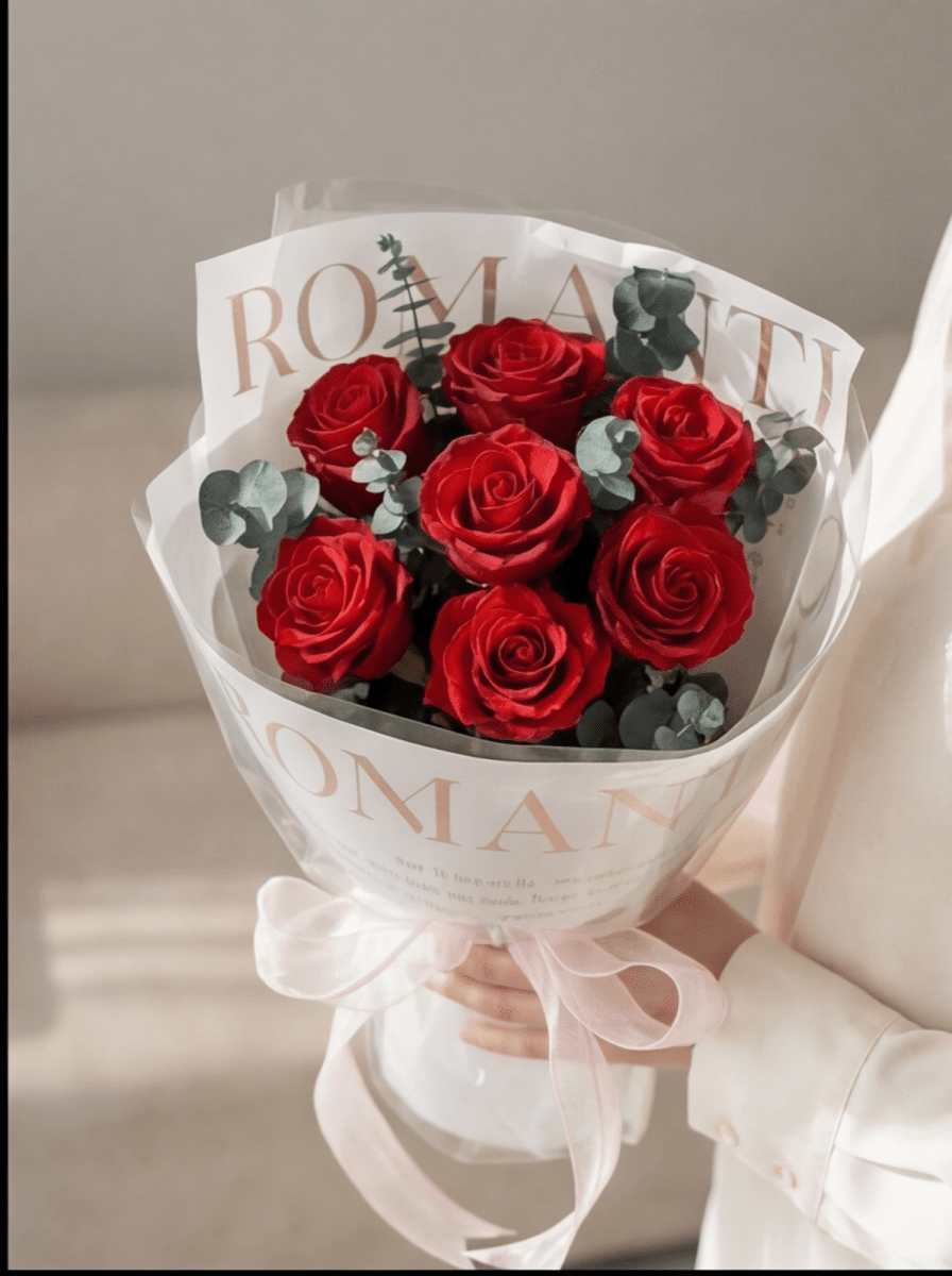 Pure Love - Romantic Red Rose - Flowers - Pure Love - Red - Preserved Flowers & Fresh Flower Florist Gift Store