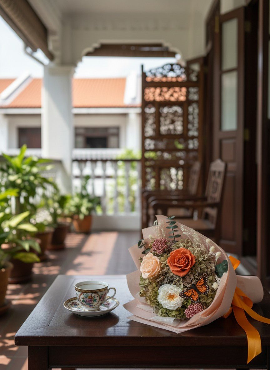 Yuna Preserved Flower Bouquet - Flowers - Vanda - Preserved Flowers & Fresh Flower Florist Gift Store