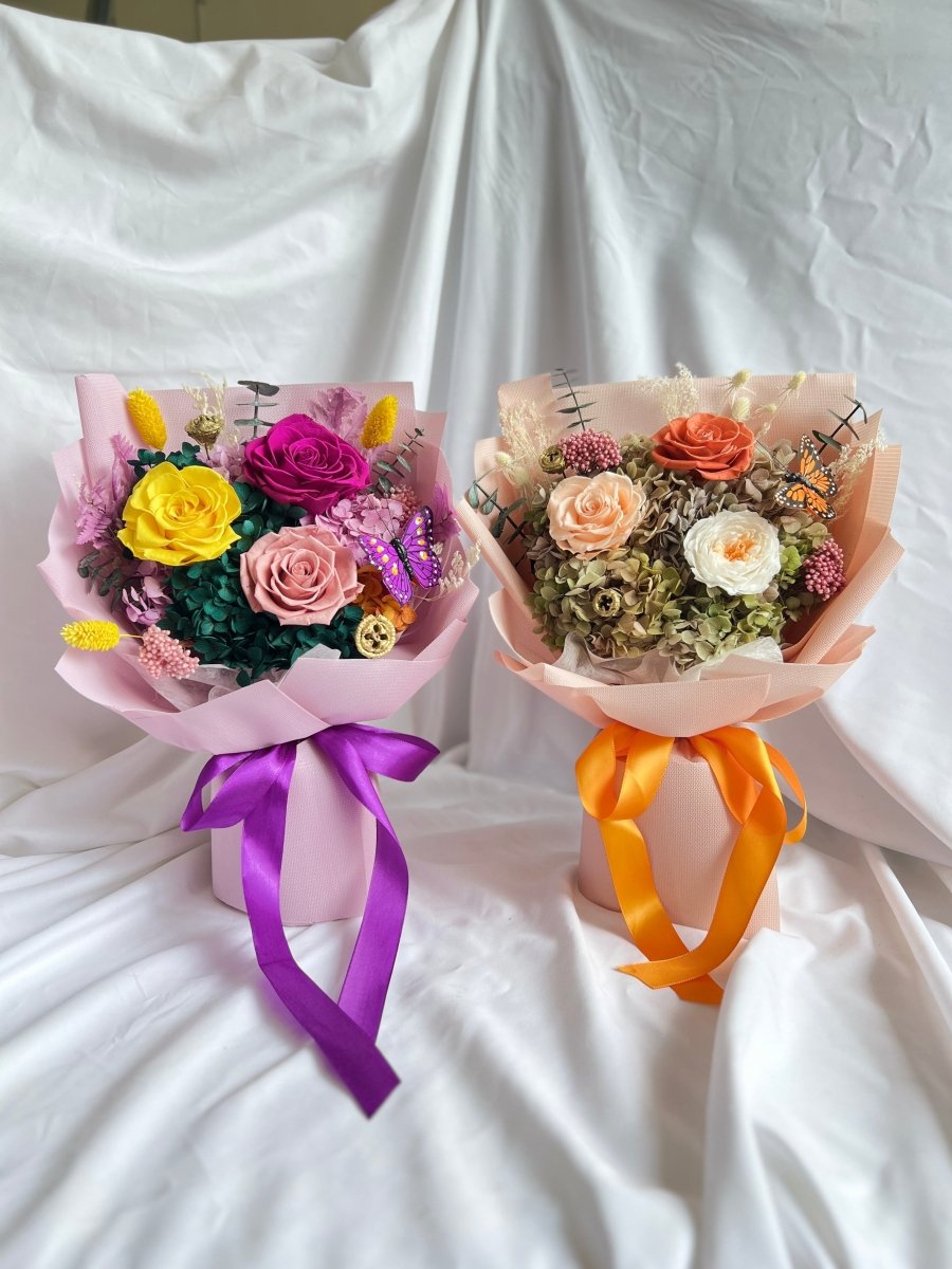 Yuna Preserved Flower Bouquet - Flowers - Vanda - Preserved Flowers & Fresh Flower Florist Gift Store