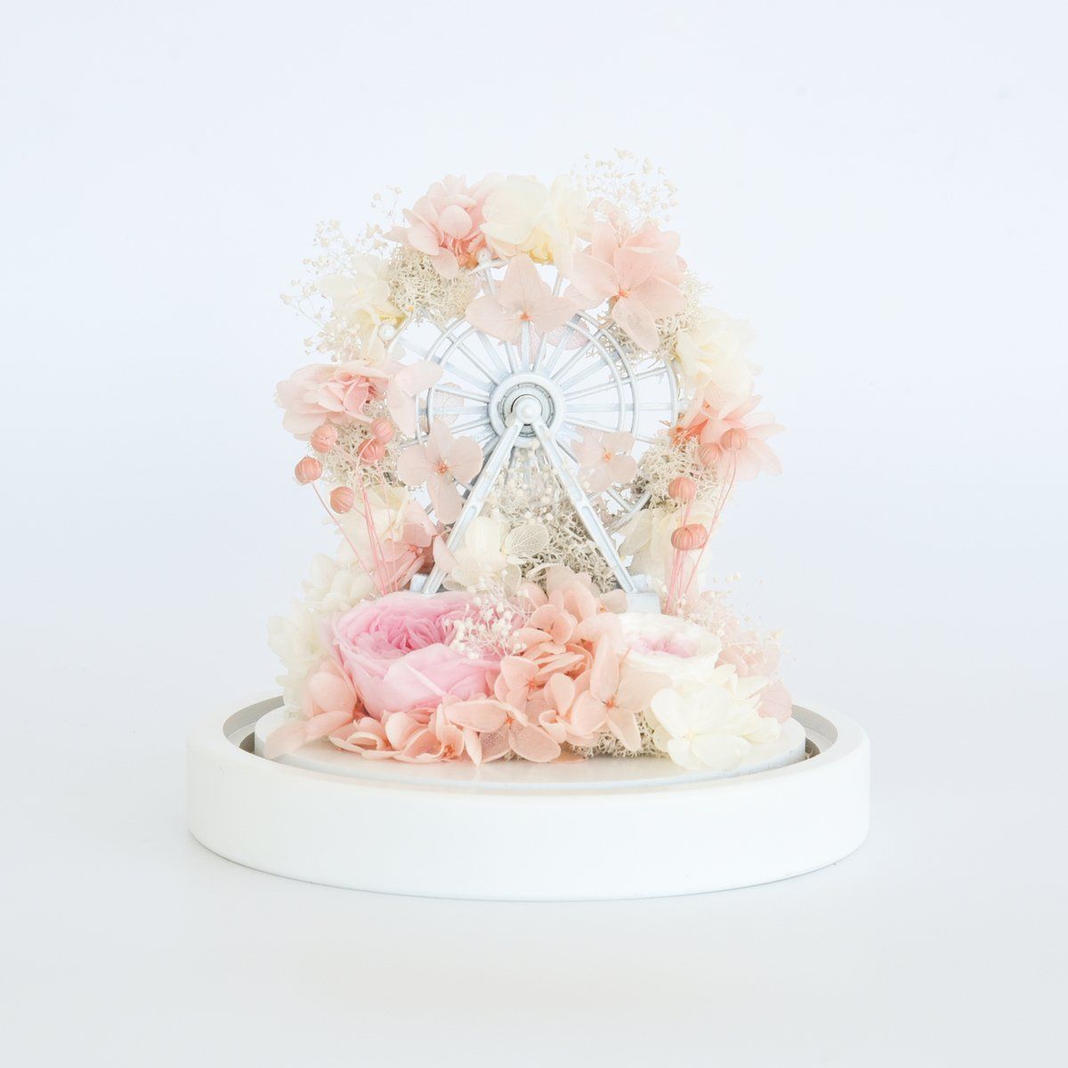 Akira Ferris Wheel Dome - Flower - Lavender あきら - Preserved Flowers & Fresh Flower Florist Gift Store