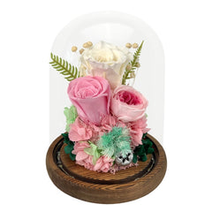 Aika Roses Dome - Pink - Flower - Preserved Flowers & Fresh Flower Florist Gift Store