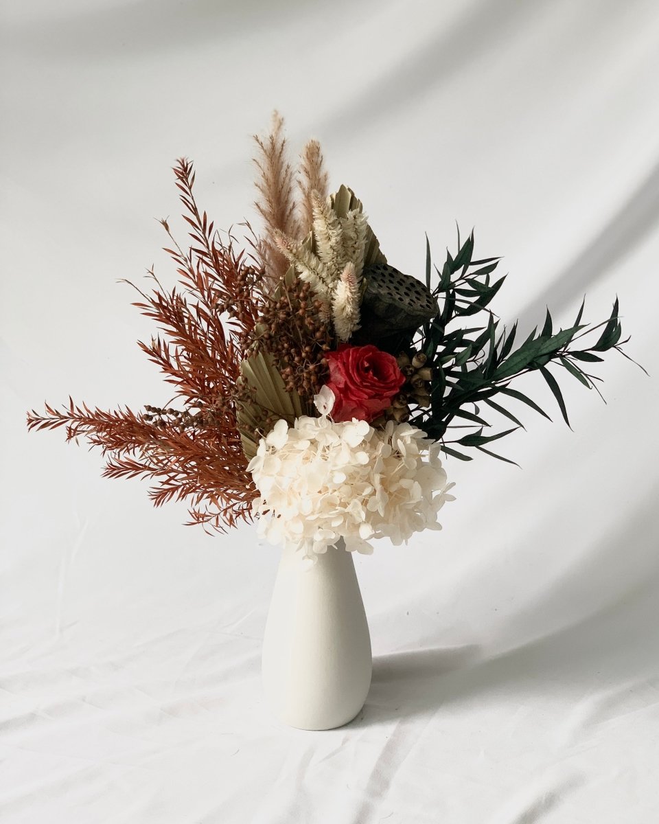 Hashira, Red - Preserved Flower Arrangement - Flower - Preserved Flowers & Fresh Flower Florist Gift Store