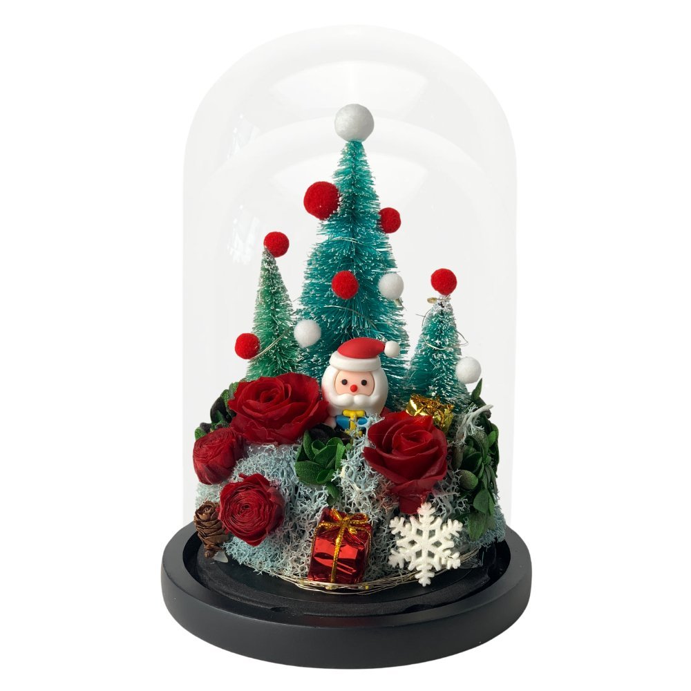 Santa Christmas - Flower - Large - Preserved Flowers & Fresh Flower Florist Gift Store